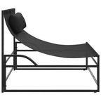 vidaXL Gartenliege Anthrazit 87x74x73 cm Stahl und Textilene