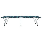 vidaXL Klapp Schlafbett fürs Camping Blatt Wald 194 x 62,5 x 42,5 cm