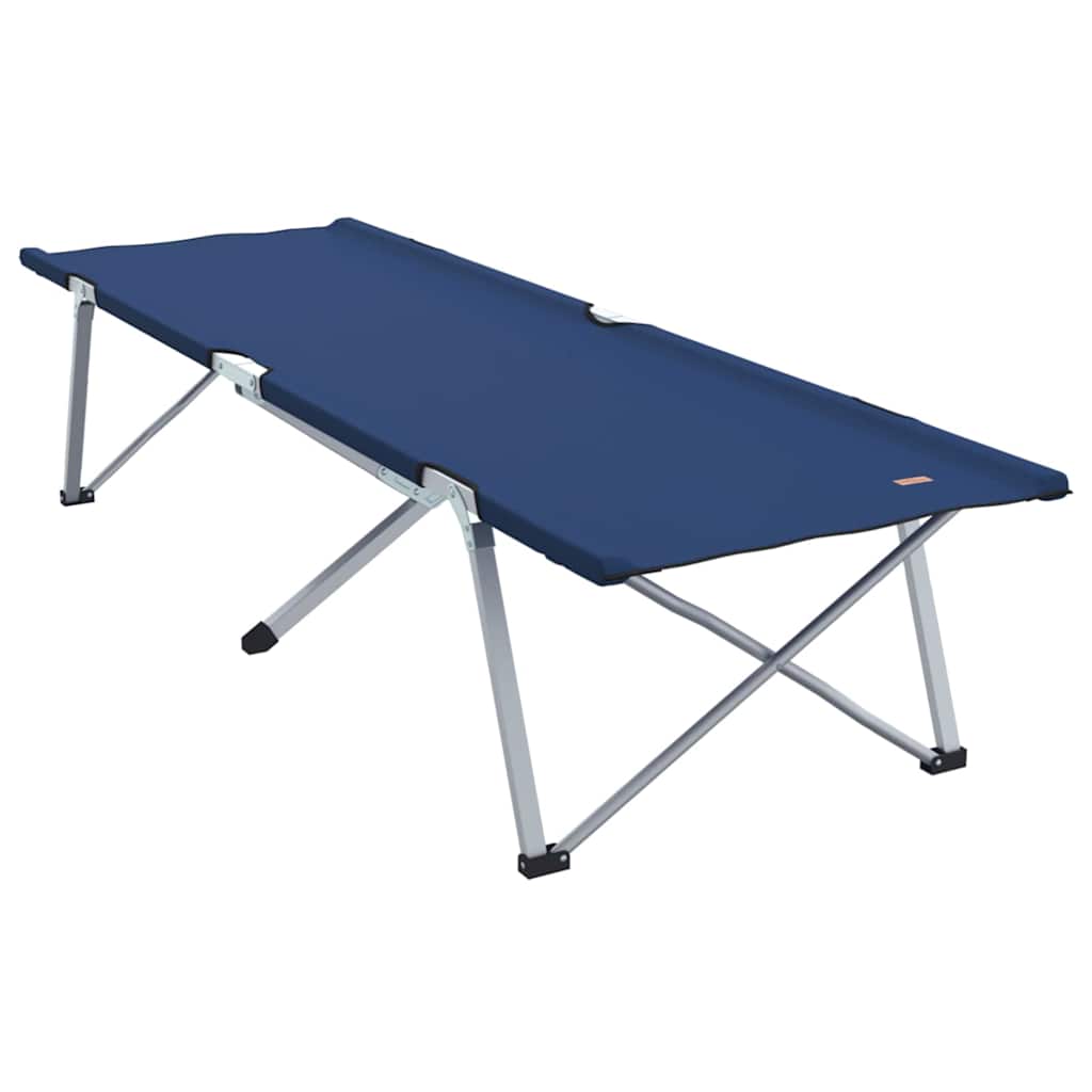 vidaXL Klapp Schlafbett fürs Camping 2 pcs Blau 194 x 62,5 x 42,5 cm