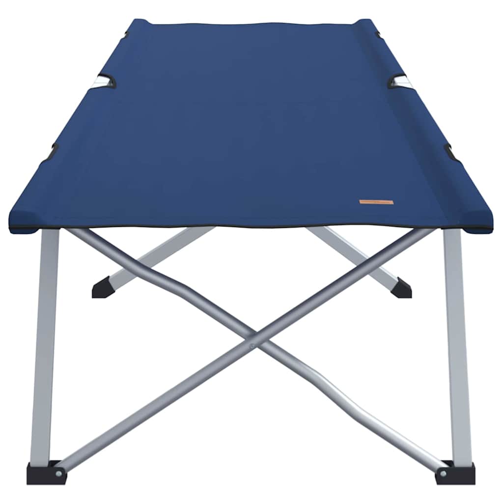 vidaXL Klapp Schlafbett fürs Camping 2 pcs Blau 194 x 62,5 x 42,5 cm