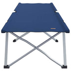 vidaXL Klapp Schlafbett fürs Camping 2 pcs Blau 194 x 62,5 x 42,5 cm