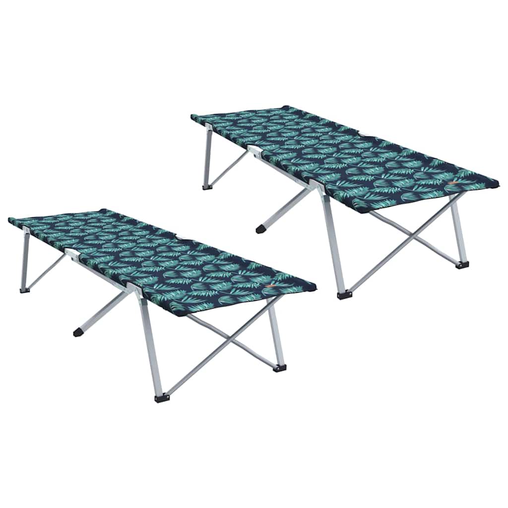 vidaXL Klapp Schlafbett fürs Camping 2 pcs Wald 194 x 62,5 x 42,5 cm