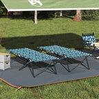 vidaXL Klapp Schlafbett fürs Camping Blatt 2 pcs Wald 206 x 76 x 74 cm