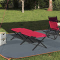 vidaXL Klapp Schlafbett fürs Camping Rot 193 x 69 x 45 cm Oxford-stoff