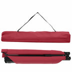 vidaXL Klapp Schlafbett fürs Camping Rot 193 x 69 x 45 cm Oxford-stoff