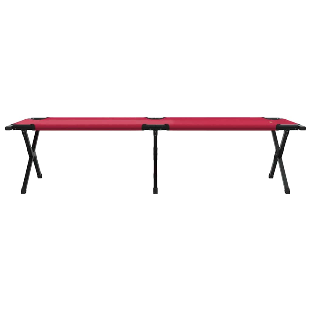 vidaXL Klapp Schlafbett fürs Camping Rot 193 x 69 x 45 cm Oxford-stoff