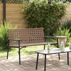 vidaXL Gartenstuhl Braun 110,5 x 79 x 75,5 cm Poly-Rattan
