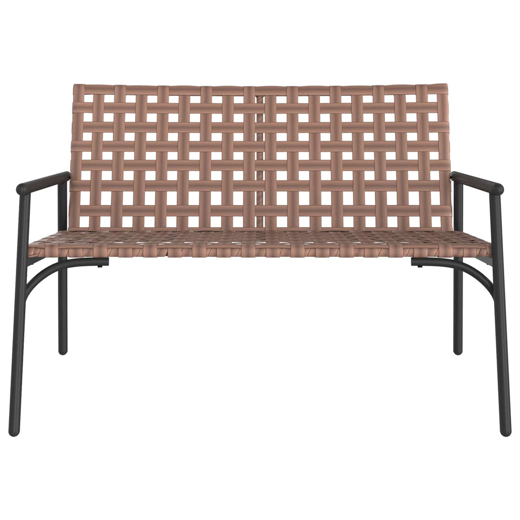 vidaXL Gartenstuhl Braun 110,5 x 79 x 75,5 cm Poly-Rattan