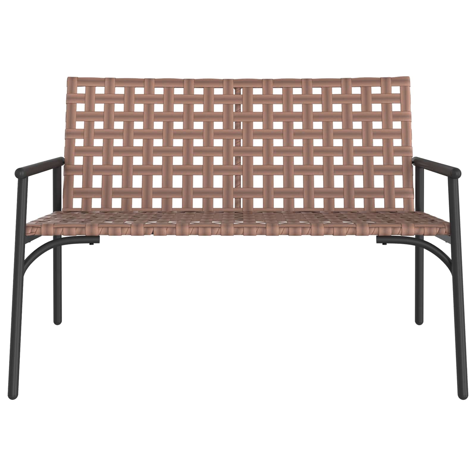 vidaXL Gartenstuhl Braun 110,5 x 79 x 75,5 cm Poly-Rattan