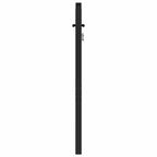 vidaXL Gartentor Abschließbar Schwarz 100x100 cm Aluminium