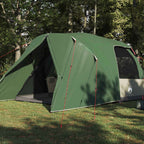 vidaXL Dome Zelt für 4 Personen mit Dach Grün 455 x 252 x 178 cm