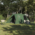 vidaXL Dome Zelt für 4 Personen mit Dach Grün 455 x 252 x 178 cm