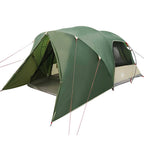 vidaXL Dome Zelt für 4 Personen mit Dach Grün 455 x 252 x 178 cm