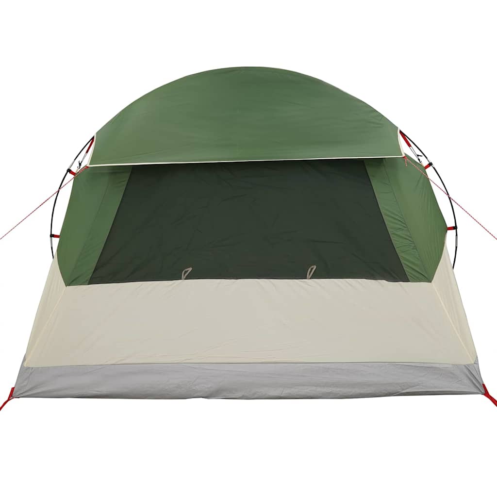 vidaXL Dome Zelt für 4 Personen mit Dach Grün 455 x 252 x 178 cm