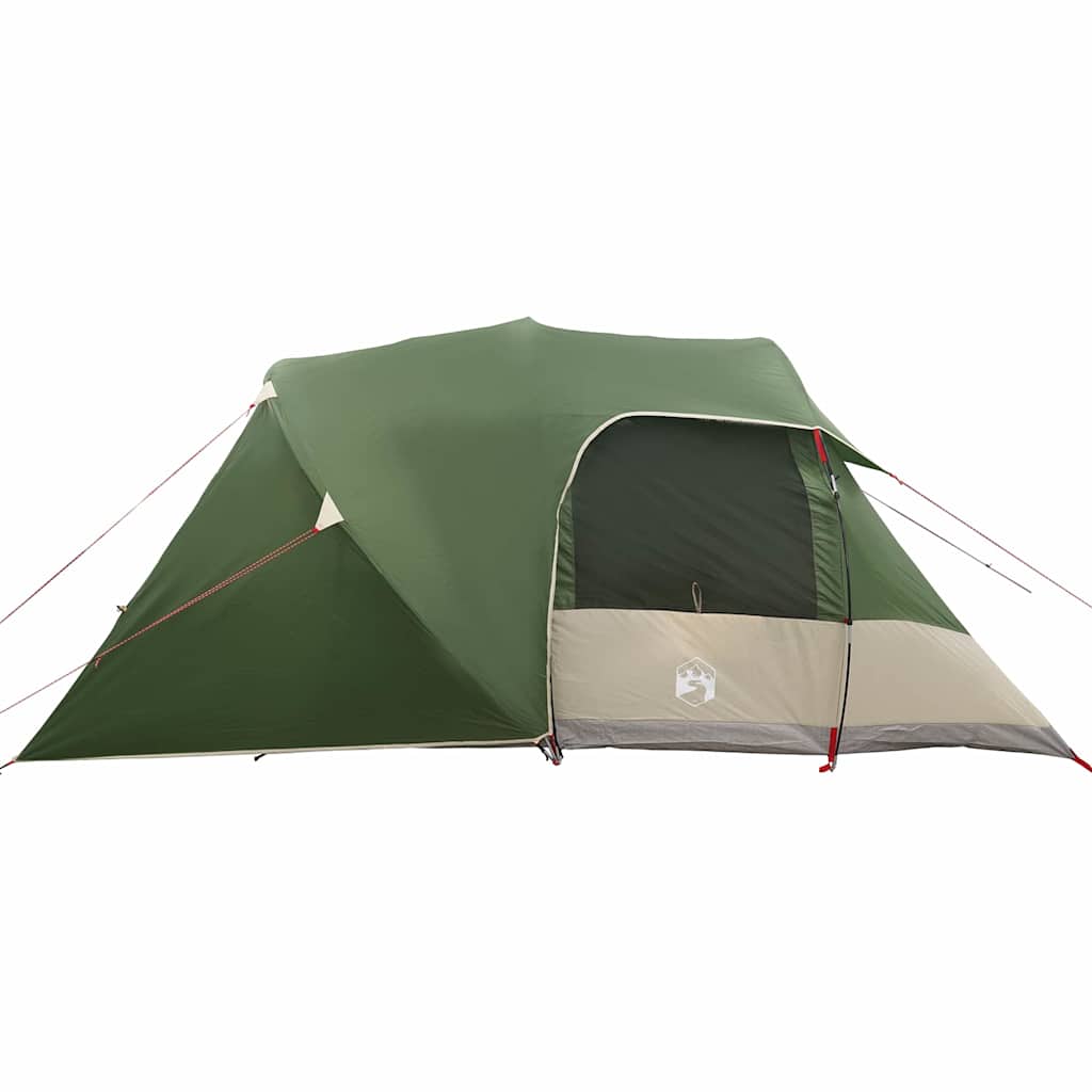 vidaXL Dome Zelt für 4 Personen mit Dach Grün 455 x 252 x 178 cm