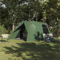 vidaXL Dome Zelt für 6 Personen mit Dach Grün 500 x 314 x 206 cm