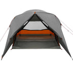 vidaXL Dome Zelt für 6 Personen Grau und Orange 500 x 314 x 206 cm