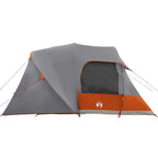 vidaXL Dome Zelt für 6 Personen Grau und Orange 500 x 314 x 206 cm