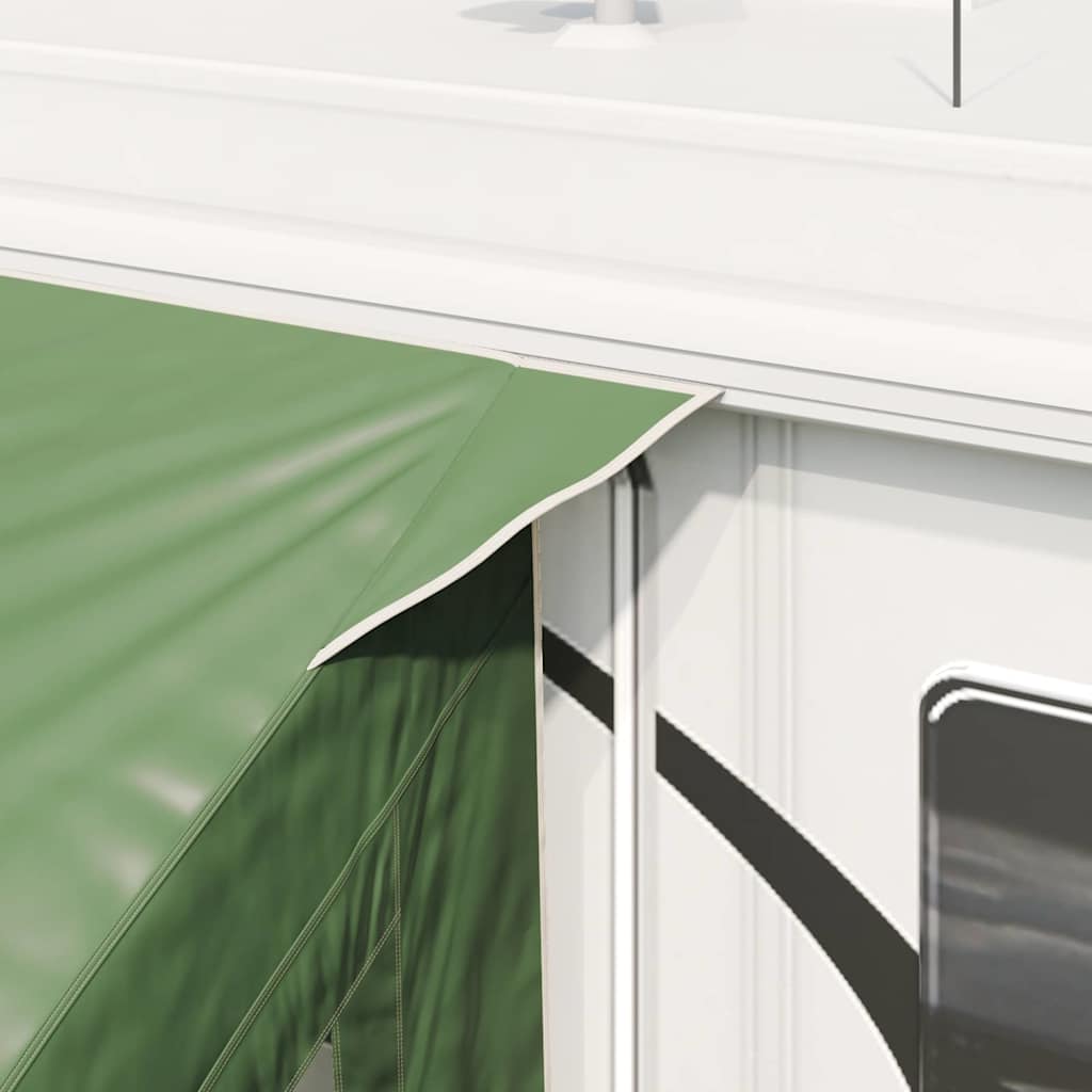 vidaXL Caravan Zelt für 3 Personen mit Dach Grün 330 x 252 x 245 cm
