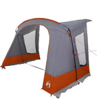 vidaXL Caravan Zelt für 3 Personen Grau und Orange 330 x 252 x 245 cm