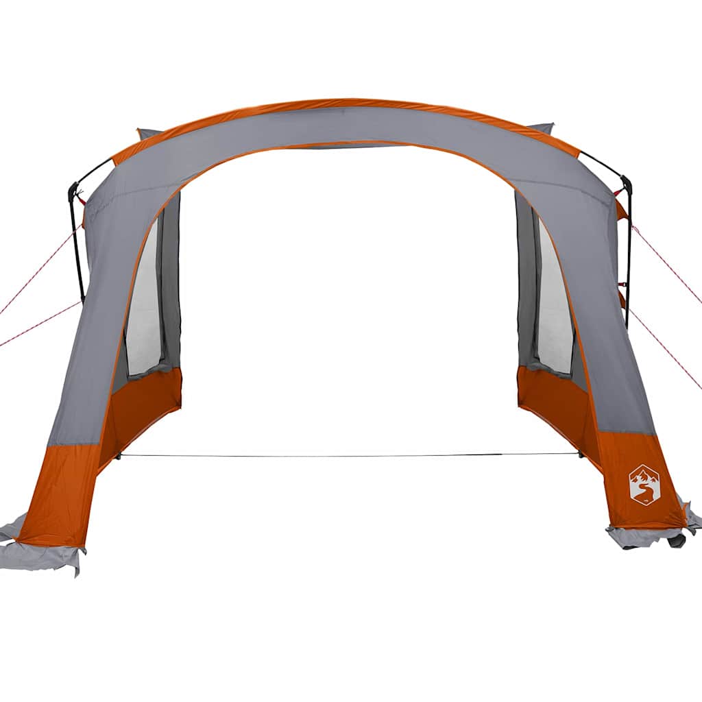 vidaXL Caravan Zelt für 3 Personen Grau und Orange 330 x 252 x 245 cm