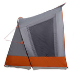 vidaXL Caravan Zelt für 3 Personen Grau und Orange 330 x 252 x 245 cm