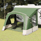 vidaXL Caravan-Zelt für 5 Personen mit Dach Grün 410 x 275 x 245 cm