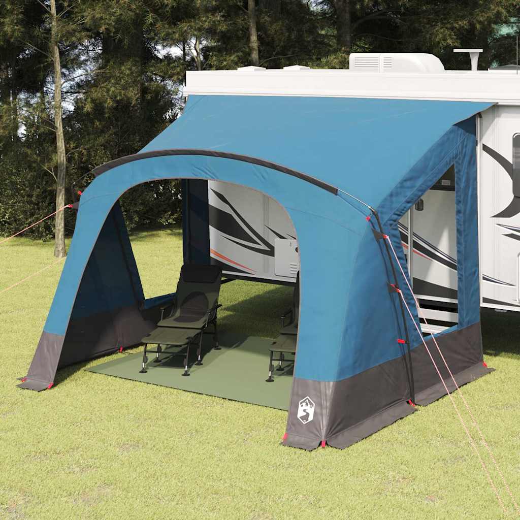 vidaXL Caravan-Zelt für 5 Personen mit Dach Grün 410 x 275 x 245 cm