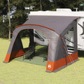 vidaXL Caravan-Zelt für 5 Personen Grau und Orange 410 x 275 x 245 cm