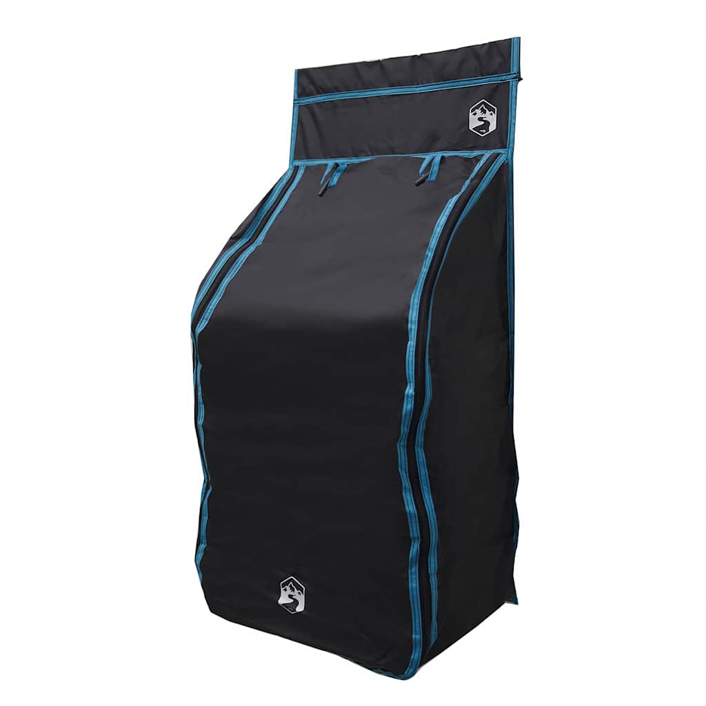 vidaXL Hängender Zeltorganizer mit 10 Taschen mit Speicher Schwarz