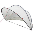 vidaXL Pool-Dome Grau und Orange 336 x 322 x 160 cm