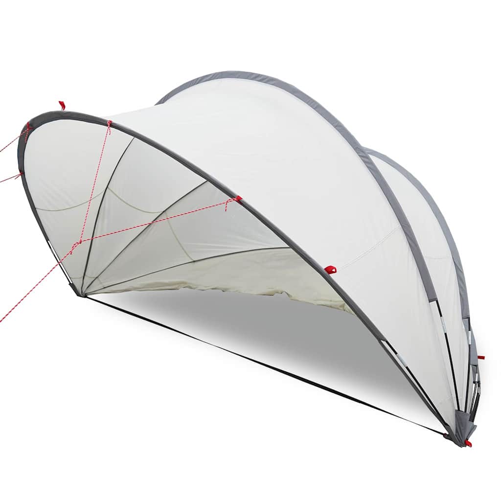 vidaXL Pool-Dome Grau und Orange 336 x 322 x 160 cm