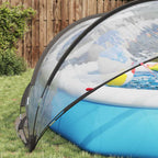 vidaXL Pool-Dome Transparent 336 x 322 x 160 cm PVC