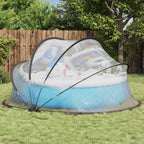 vidaXL Pool-Dome Transparent 336 x 322 x 160 cm PVC