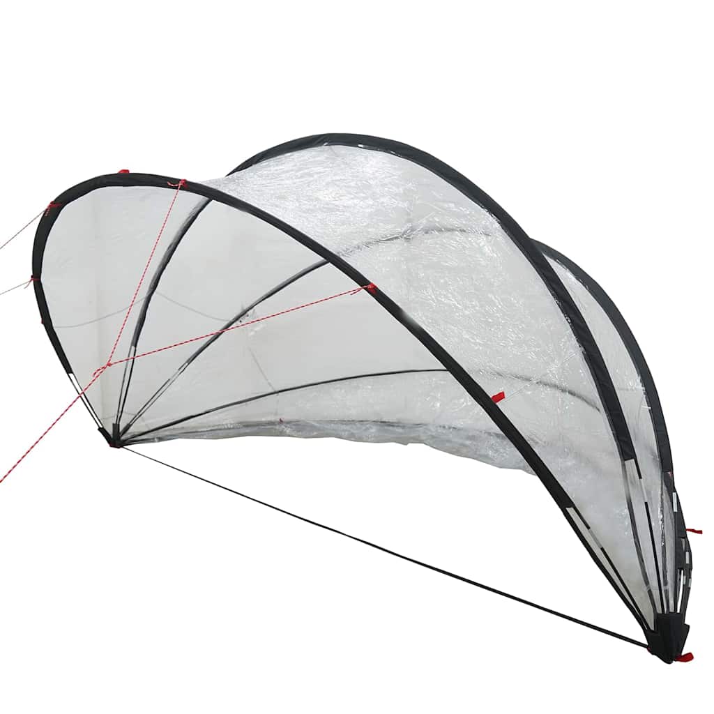 vidaXL Pool-Dome Transparent 336 x 322 x 160 cm PVC