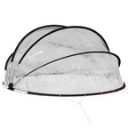 vidaXL Pool-Dome Transparent 336 x 322 x 160 cm PVC
