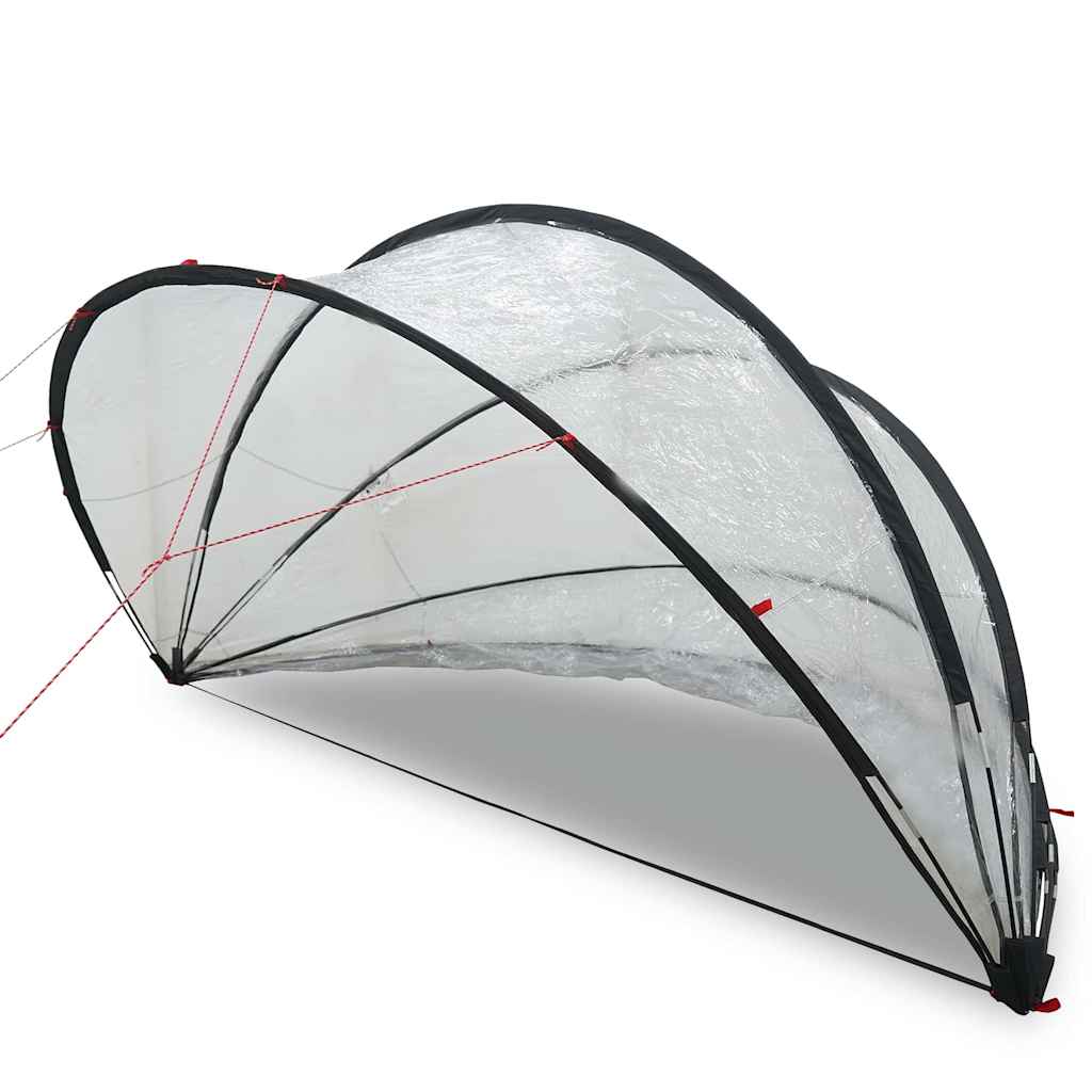 vidaXL Pool-Dome Transparent 336 x 322 x 160 cm PVC