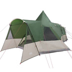 vidaXL Teepee Zelt für 8 Personen mit Dach Grün 720 x 465 x 295 cm