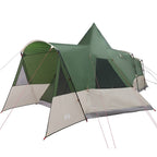 vidaXL Teepee Zelt für 8 Personen mit Dach Grün 720 x 465 x 295 cm