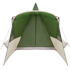 vidaXL Teepee Zelt für 8 Personen mit Dach Grün 720 x 465 x 295 cm