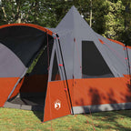 vidaXL Teepee Zelt für 8 Personen Grau und Orange 720 x 465 x 295 cm
