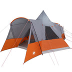 vidaXL Teepee Zelt für 8 Personen Grau und Orange 720 x 465 x 295 cm