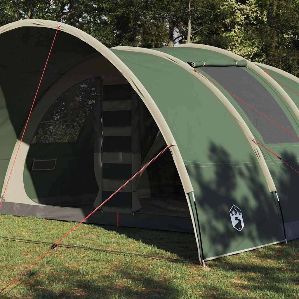 vidaXL Tunnelzelt für 8 Personen mit Dach Grün 710 x 460 x 245 cm