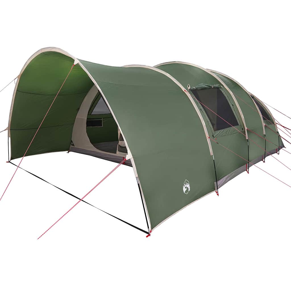 vidaXL Tunnelzelt für 8 Personen mit Dach Grün 710 x 460 x 245 cm
