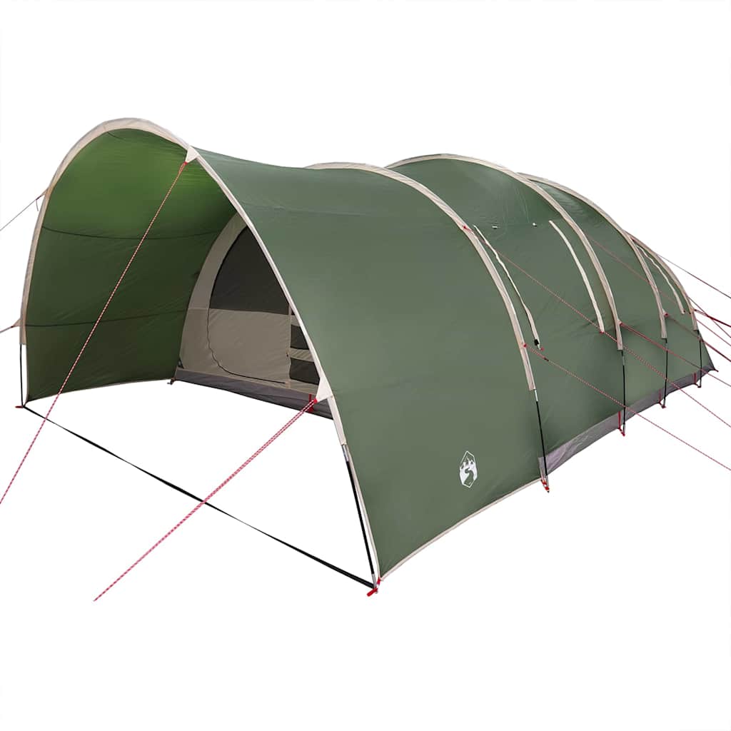 vidaXL Tunnelzelt für 8 Personen mit Dach Grün 710 x 460 x 245 cm