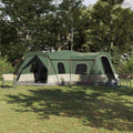 vidaXL Zelt für 16 Personen mit Dach Grün 680 x 510 x 210 cm
