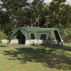 vidaXL Zelt für 16 Personen mit Dach Grün 680 x 510 x 210 cm