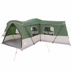 vidaXL Zelt für 16 Personen mit Dach Grün 680 x 510 x 210 cm