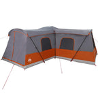 vidaXL Zelt für 16 Personen Grau und Orange 680 x 510 x 210 cm