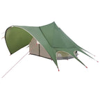 vidaXL Teepee Zelt für 3 Personen Grün und Grau 312 x 312 x 197 cm